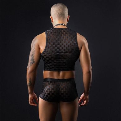 Чоловічий еротичний костюм офіціанта JSY &laquo;Привабливий Михаель&raquo; One Size, топ, труси, метелик SX0433 фото