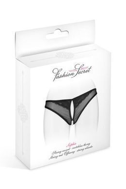 Трусики с жемчугом и доступом Fashion Secret Sophie Black (мятая упаковки!!!) SO4718-R фото