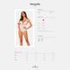 Эротическое полупрозрачное боди Obsessive Heavenlly crotchless teddy XL/2XL, с доступом SO8168 фото 5