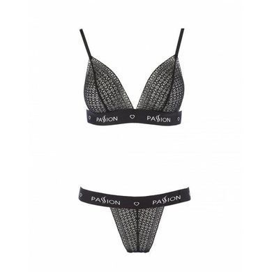 Комплект белья Passion Exclusive GLAMISS SET XXL/XXXL, black PS27103 фото