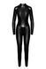 Комбинезон Noir Handmade F319 Caged wetlook catsuit with zippers and ring - M SX0346 фото 5