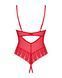 Боди с доступом Obsessive Ingridia crotchless teddy XL/2XL, красное, открытая грудь SO9027 фото 4
