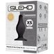 Анальная пробка SilexD (Model 2 size XS) двухслойная, силикон+Silexpan, диаметр 2,9 см SO5013 фото 2