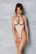 Боді з доступом Passion CHIKA BODY XXL/XXXL, cream SO9697 фото 6