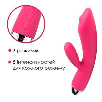 Вибратор кролик с жемчужной стимуляцией точки G Svakom Trysta Plum Red SO4840 фото