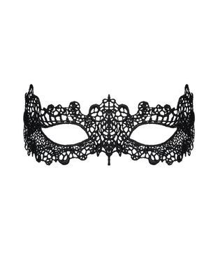 Кружевная маска Obsessive A701 mask, единый размер, черная SO7187 фото