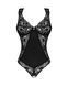 Кружевное боди Obsessive Donna Dream crotchless teddy XL/2XL Black, открытый доступ SO8635 фото 3
