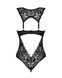 Кружевное боди Obsessive Donna Dream crotchless teddy XL/2XL Black, открытый доступ SO8635 фото 4