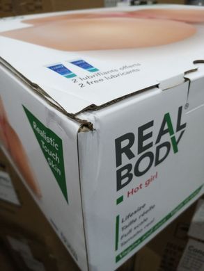 Мастурбатор-полуторс Real Body &mdash; Hot Girl, два входа: вагина и попка (мятая упаковка!!!) SO2215-R фото