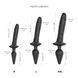 Анальная пробка с дилдо Strap-On-Me SWITCH PLUG-IN REALISTIC DILDO BLACK - L (мятая упаковка) SO6828-R фото 5