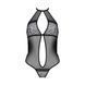 Сетчатое боди с кружевом на груди Passion SATARA BODY XXL/XXXL black SO8471 фото 3