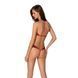 Сетчатое боди с кружевом на груди Passion SATARA BODY L/XL red SO8472 фото 2