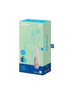 Смарт вібратор-кролик із підігрівом Satisfyer Heat Wave Mauve (мя'та упаковка!!!) SO6096-R фото