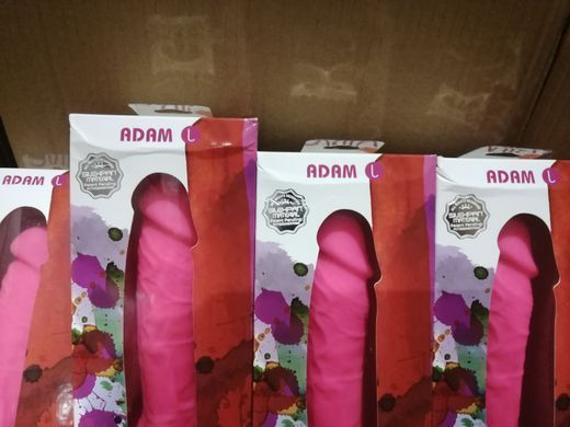 Фаллоимитатор Alive Adam Pink L, двухслойный, силикон+ Silexpan, диаметр 4см (мятая упаковка!!!) AL20331-R фото