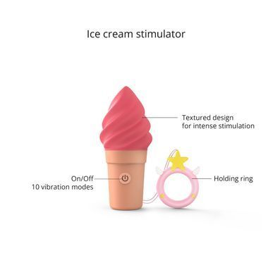 Вибратор-мороженое Love To Love CAND'ICE &mdash; RASPBERRY JOLLY SO6820 фото