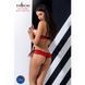 Комплект белья Passion Exclusive CHERRY SET OpenBra L/XL, red, открытый лиф, трусики-юбочка PS25507 фото 4