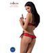 Комплект белья Passion Exclusive CHERRY SET OpenBra L/XL, red, открытый лиф, трусики-юбочка PS25507 фото 2