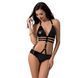 Боди монокини под латекс Passion Exclusive LAMIS BODY S/M, black PS24802 фото 1