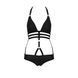 Боди монокини под латекс Passion Exclusive LAMIS BODY S/M, black PS24802 фото 5