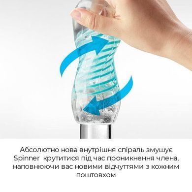 Мастурбатор Tenga Spinner 03 Shell с упругой стимулирующей спиралью внутри SO2748 фото