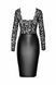 Платье Noir Handmade F295 Euphoria lace and wetlook midi dress - 3XL SX0212 фото 4