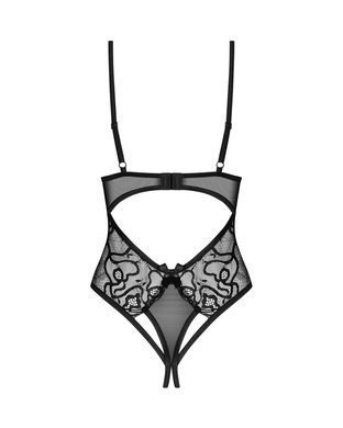 Боді Obsessive Blomentis crotchless teddy XL/2XL SX1029 фото