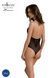 Боді Passion DROSERA BODY black, S/M, високі вирізи, верх на зав&rsquo;язках SX0471 фото 2