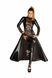Платье-плащ с мокрым эффектом Noir Handmade F128C Powerwetlook gown coat, L SX0015 фото 1