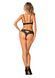 Комплект белья Obsessive Natilya 2-pcs set M/L, black, бюстгальтер, трусики SO7718 фото 7
