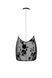 Сукня Noir Handmade F313 Mythos mini flocked mesh dress with jewelry rhinestone chain - S SX0315 фото 6
