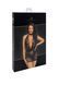 Сукня Noir Handmade F313 Mythos mini flocked mesh dress with jewelry rhinestone chain - XL SX0318 фото 7