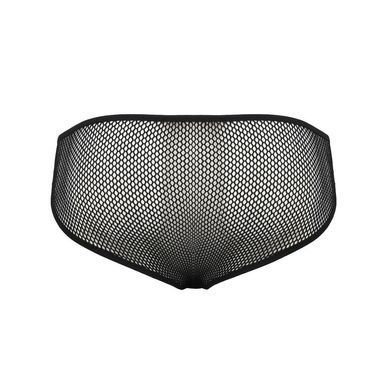 Мужские трусы со шнуровкой Passion 035 SLIP RICHARD L/XL Black, экокожа, сетка SO7576 фото