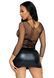 Сітчастий топ Leg Avenue Long Sleeves T-Shiets Black, One Size SO9104 фото 2