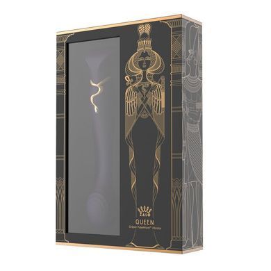 Смартвібратор 3в1 Zalo &mdash; Queen Twilight Purple, пульсівна перлина та вакуум, кристал Swarovski SO6664 фото