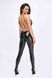 Комбинезон Noir Handmade F306 Mirage catsuit with jewelry rhinestone chain adorning the back - S SX0273 фото 3
