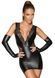 Платье Noir Handmade F212 Powerwetlook and lace minidress - XXL SX0079 фото 1