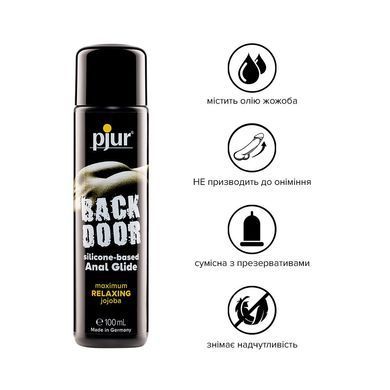Анальна змазка pjur backdoor anal Relaxing jojoba silicone 100 мл на силіконовій основі з жожоба PJ10530 фото