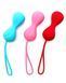 Вагінальні кульки Satisfyer Power Balls (3 пари), діаметр 3,4см, маса 60-76-92г, з кулькою всередині SO2300 фото 1