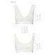 Спортивный топ из эластичного хлопка Passion PS005 TOP M, white SO4228 фото 6