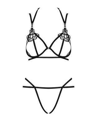 Эротический комплект из стреп Obsessive Badossa 2-pcs set S/M (мятая упаковка!!!) SO7217-R фото