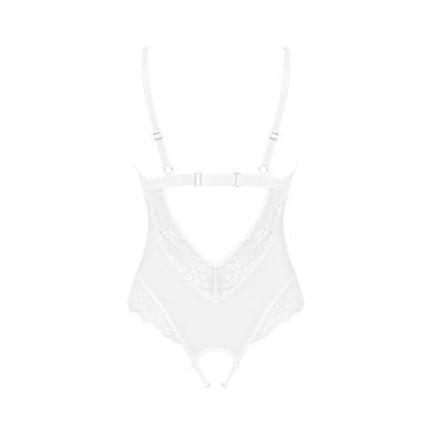 Еротичне напівпрозоре боді Obsessive Heavenlly crotchless teddy M/L (м'ята упаковка!!!) SO8167-R фото