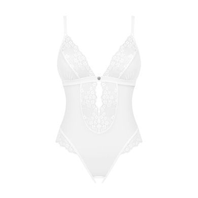 Еротичне напівпрозоре боді Obsessive Heavenlly crotchless teddy M/L (м'ята упаковка!!!) SO8167-R фото