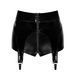 Шортики Noir Handmade F325 Glam suspender wetlook and vinyl shorts - S SX0381 фото 6