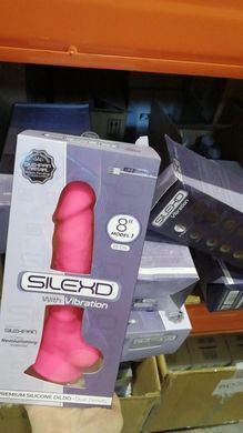Фаллоимитатор с вибрацией SilexD Vetus Vibro Pink (MODEL 1 size 8in) (мятая упаковка!!!) SO4654-R фото