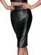 Юбка-карандаш со шнуровкой Noir Handmade F152 Powerwetlook pencil skirt, 3XL, с мокрым эффектом SX0034 фото 2