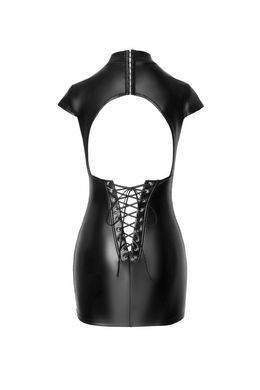 Сукня Noir Handmade F309 Fantasy wetlook mini dress with lace up back - S SX0291 фото