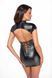 Сукня Noir Handmade F309 Fantasy wetlook mini dress with lace up back - S SX0291 фото 3